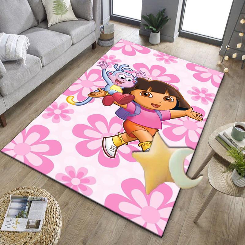 The Explorer do-ra Adventure Office Rug Chair Mat, Game Carpet, Suitable for Front Door, Bedroom, Living Room, Desk, Holiday Gift