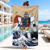 Robotic Warrior Design Beach Towel, Microfiber Beach Towel, Perfect For Pool, Beach, Travel, Home Decor Beach Party Fan gifts
