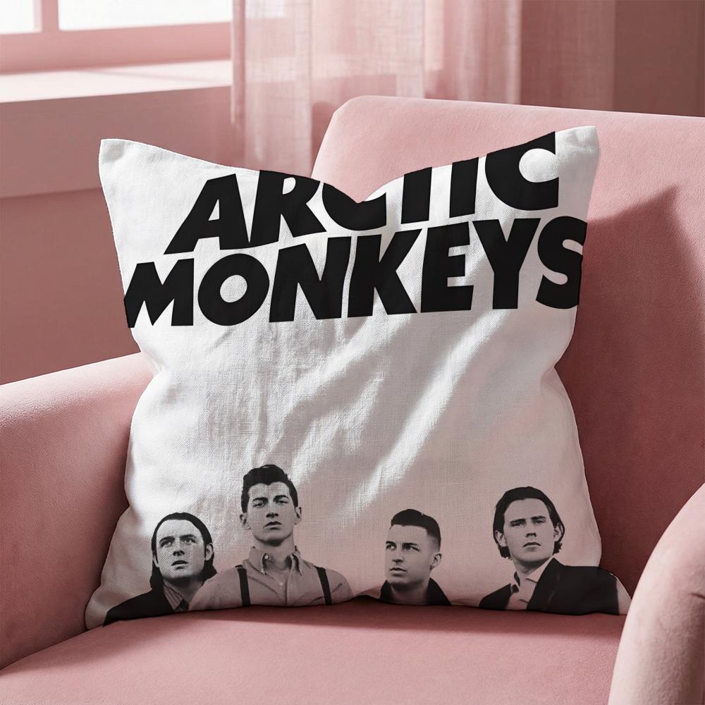 R-Rockové kapely A-Arctic Monkeys Povlak na polštář Víceúčelový povlak na polštář pro domácnost a auto - Oboustranný, měkký a odolný pro každodenní použití