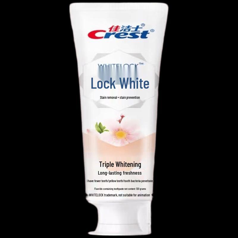 Crest Fresh Peach Blossom Dual-Color Whitening Toothpaste