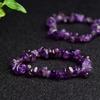 Natural Purple Irregular Crystal Crushed Stone Bracelet