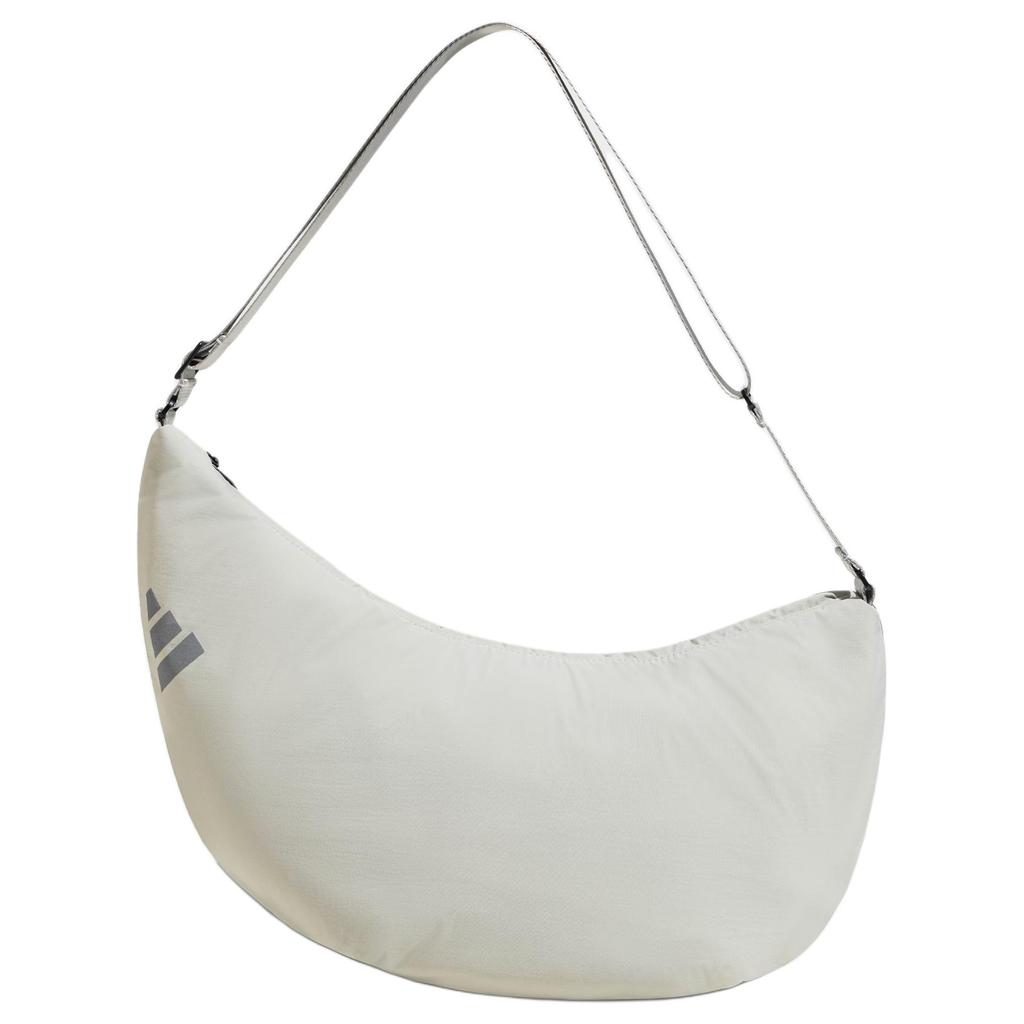 Adidas Recycled Polyamide Shoulder Bag, Crossbody Bag Unisex Light Sesame Earth Gray Adidas JX6716