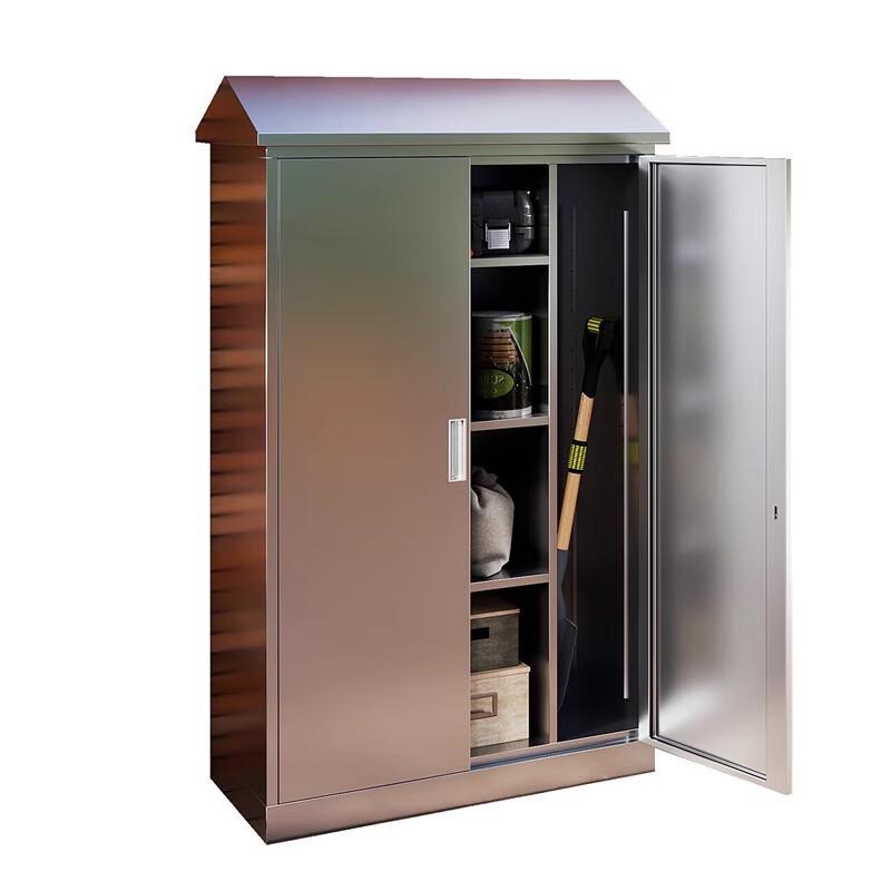 Taishite 1.8m Outdoor Double Door Steel Storage Cabinet