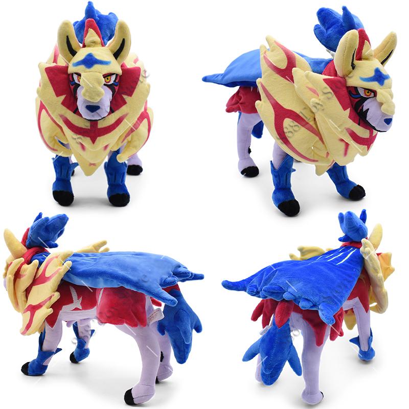 Plush Shiny Gyarados Charizard Mega Rayquaza Hisuian Zorua Ho-Oh Lucario Butterfree Anime Stuffed Peluche Kids Xmas Gift