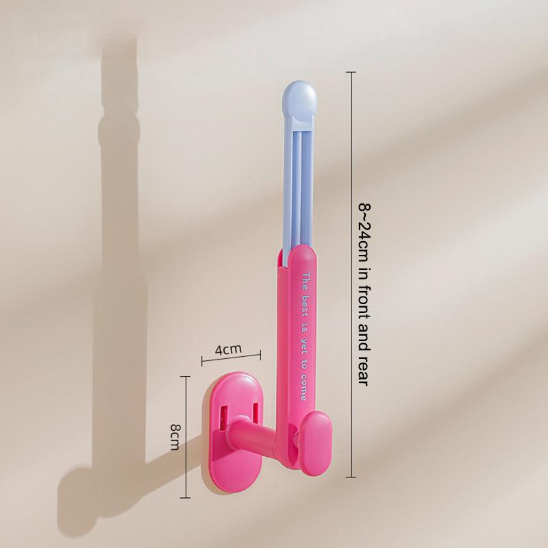 

Пластиковый выдвижной крючок с высокой несущей способностью, клейкая повязка на голову, кольцо для волос, стойка для хранения, не нужно сверлить отверстия за дверью розы красного