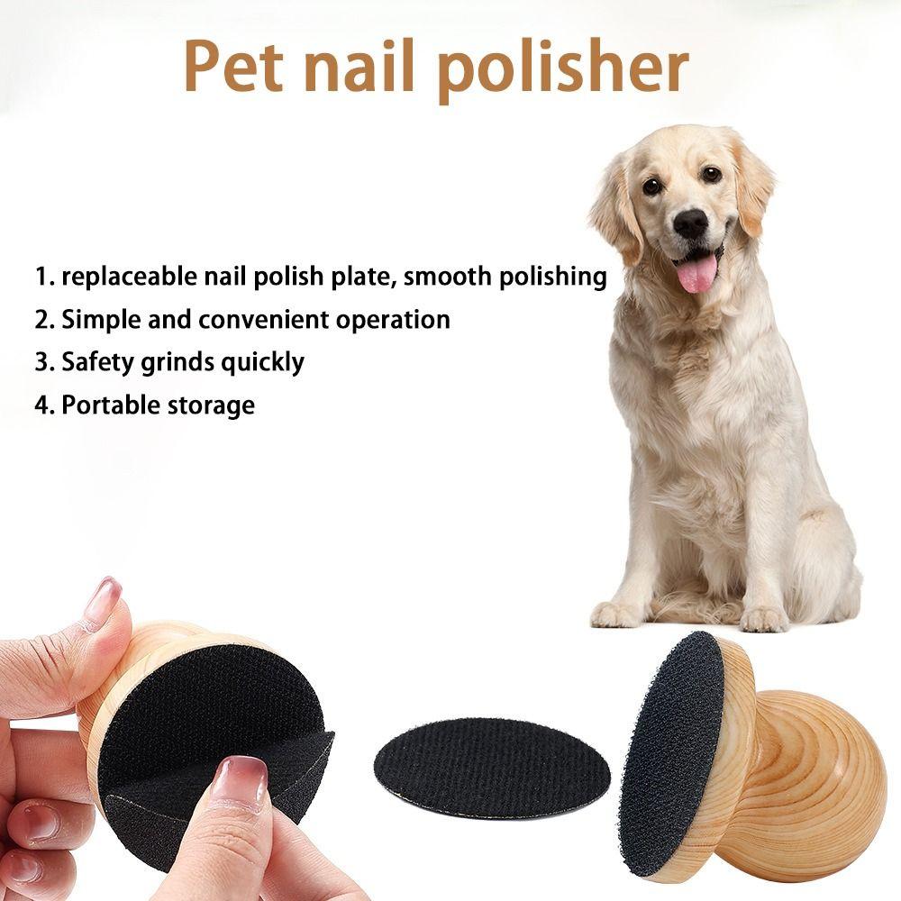 Handheld Pet Nail Grinder Replaceable Cat Claw Grinder Pet Nail File Set  for Cats and Dogs