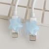 Korea Style 3D Ocean Stars Protector Cover Cute Portable Accessories Charging Cord Cover for Apple 18/20W Daily Organization