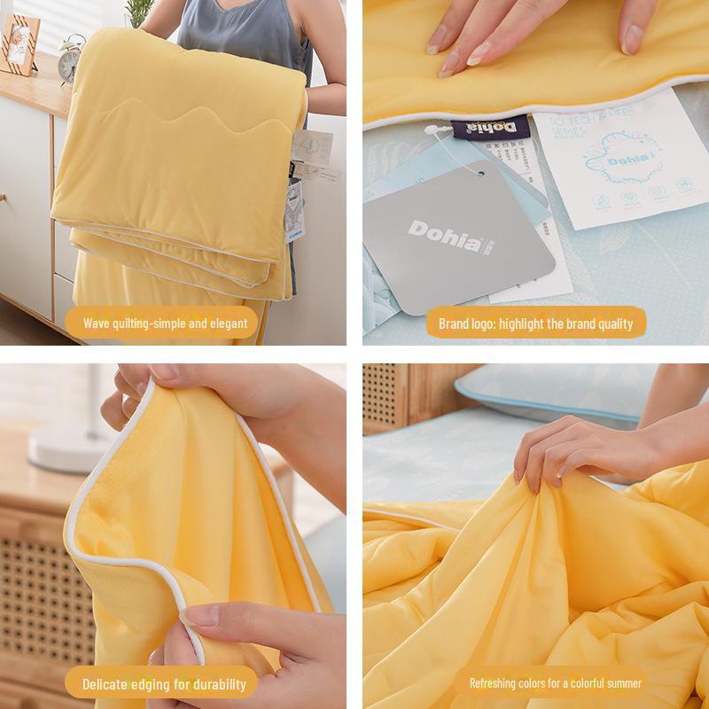 Meimian Kangduo Sommer-Kühlsteppdecken: Maschinenwaschbar, Klimaanlagenfreundlich für Einzel- und Doppelbetten