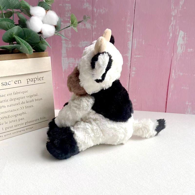 20cm Black White Soft Plush Cow Dolls Stuffed Party Christmas Birthday Gifts Animal Cute Toys