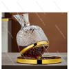 High-End Crystal Wine Decanter Set with Untoppleable Rotating Base,Smooth Aeration  Enhanced Release,Paired with Matching