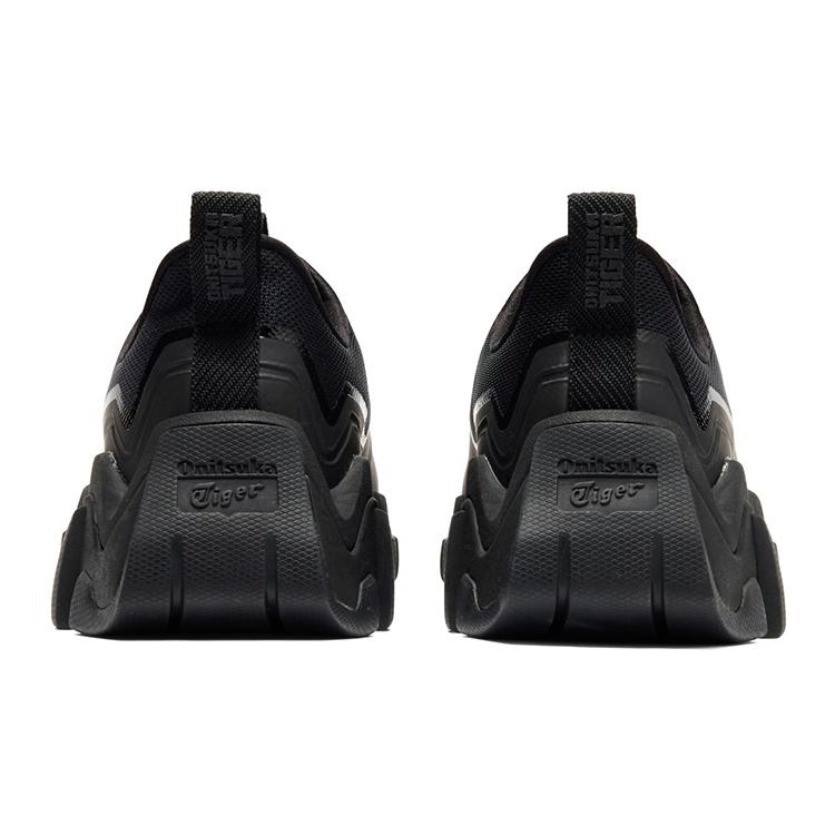 ONITSUKA TIGER Cresty Flek Versatile Comfortable Shock Absorbing Durable Low Top Lifestyle Casual Shoes Unisex Casual Shoes Black 1183C450-001