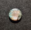Round Shape Multi Purple Fire Natural Labradorite Loose Cabochon Gemstone, 38.15 Carat, 21x5 MM Size.