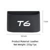 Auto Trapezförmiges Schräges Schwarzes Leder Tür Mehrfunktionales Staufach Für Volvo T6 XC60 XC90 S80 C30 S40 XV40 S70 XC70 KE3