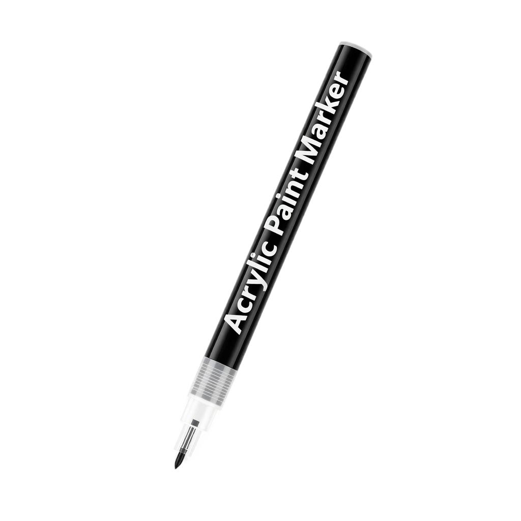 Acrylic Paint Pen - Fine Tip 0.7mm - 1 Pack with 4 Color Options - for Black, Ceramic, Glass, Wood,