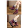 Women's Winter New Style Snow Boots Women's Fleece-Lined Thickened Warm Cotton Boots Large Size Flat-Sole Waterproof Cotton Boots
