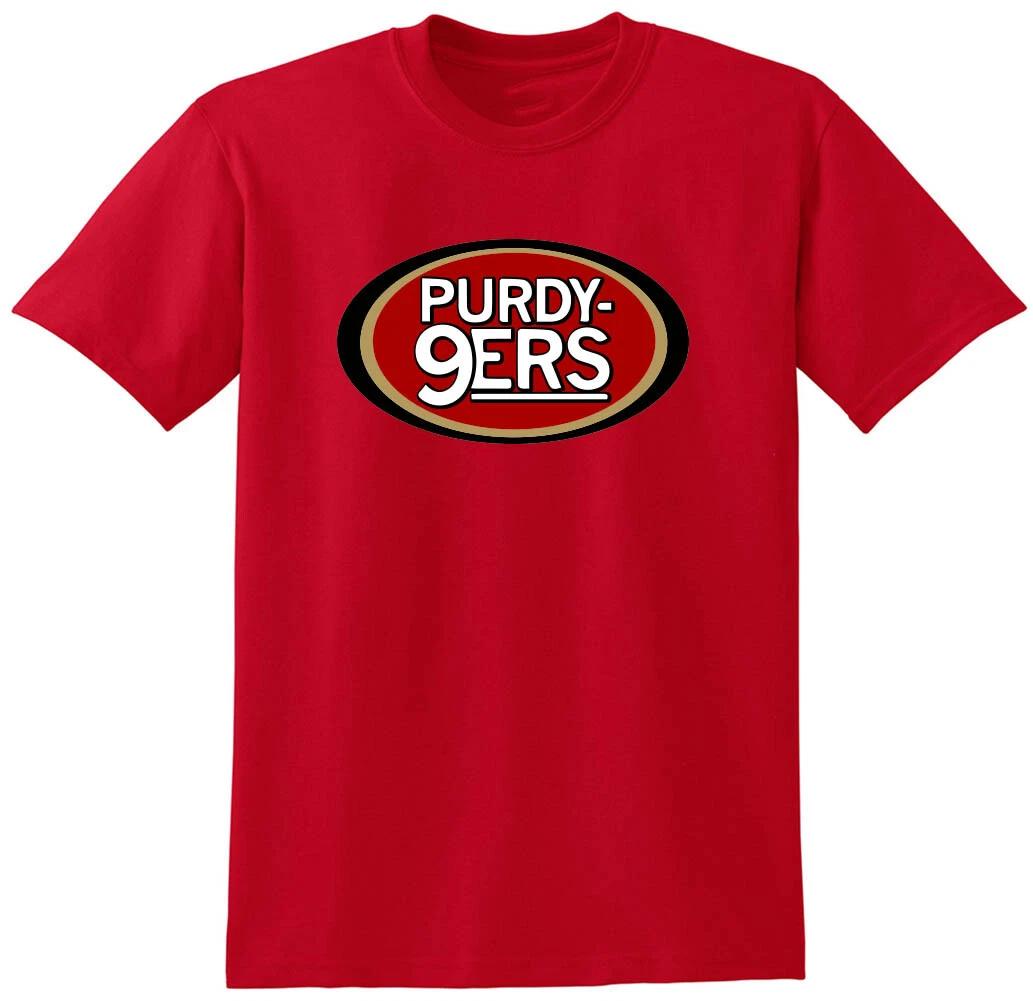 Brock Purdy San Francisco 49ers Purdy Niners Long Short Sleeve T-Shirt L