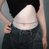 Simple Double Layer Bead Chain Ladies Waist Belly Chain Belly Belt Chain Body Jewelry Spring Summer Gifts