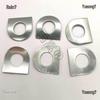 Motorcycle Footrest Installation Kit: Spring Clip, Elastic Pad, Half-Round Flat Washer, Arc Elastic Iron Sheet, Plated M10.