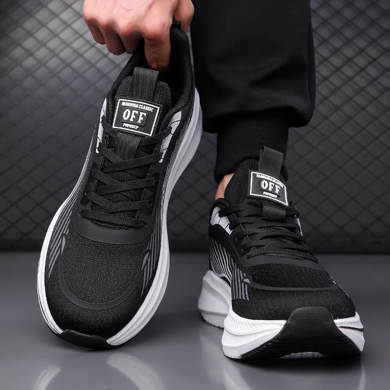 Light Running Shoes Breathable Mesh Sporty Men'S Women'S Spring Summer Lightweight Shock Absorption Rebound Running Shoes
