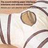 Cat Play Tunnel Bored Pet Tunnel Cat Toy Tube Pet Supplies With Peek Hole Ball For Indoor Kitten Small Animal Rabbit Boredom