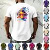 Men's Retro Hawaiian Texture Print Short Sleeve T Shirt Loose Fit Casual Summer Daily Wear Top Soft Fabric Breathable Design