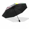 Aristocats, Marie Themed Automatic Opening and Closing Umbrella, Brightly Colored 8-rib Portable Umbrella, Suitable for Men and Women, A Perfect Gift