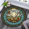 Celtic Musical Harmony Round Area Rug Under Office Chairs Bedroom Living Room Home Decor