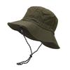 Foldable Fisherman's Hat Lightweight Quick-Drying Unisex Large Brim for Breathable Sun Protection for Outdoor Hiking Fishing