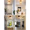 Iron Aisle Lights Corridor Balcony Ceiling Lights LED Nordic Style Personalized Creative Lights Luxury Chandelier Entrance Light