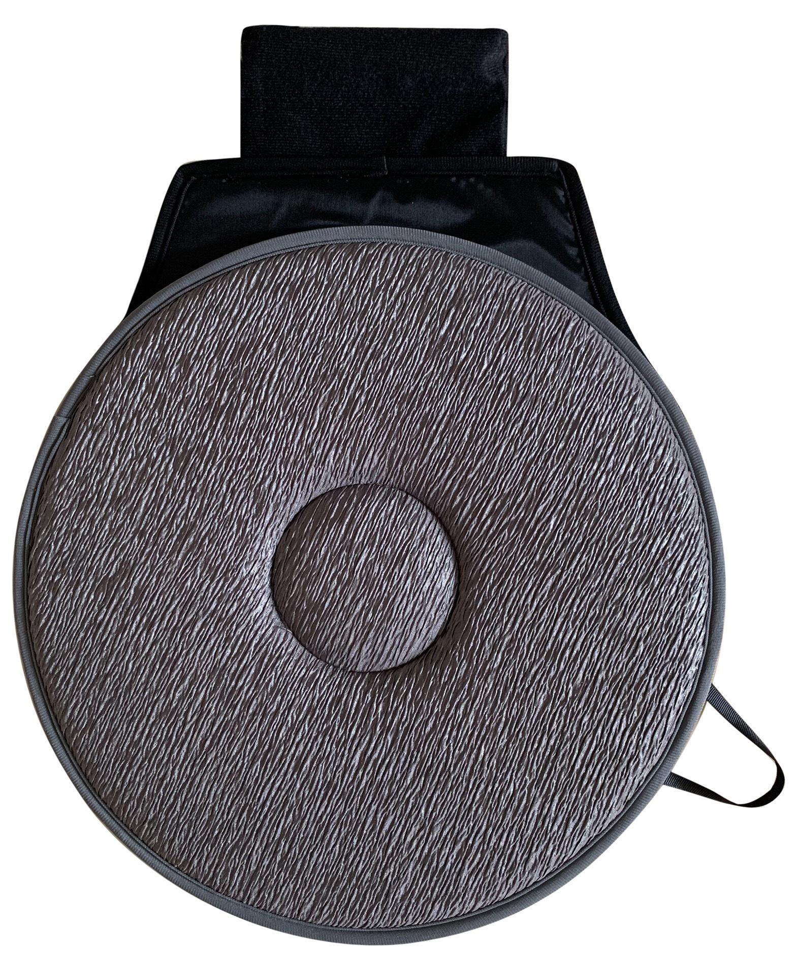 

Подушка для сиденья автомобиля с поворотом на 360° для легкого доступа – Идеально подходит для пожилых людей, беременных женщин, стульев, диванов и автомобильных сидений