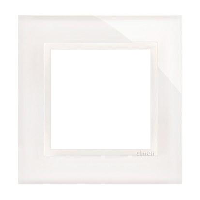 Single frame Nature-Glass, WHITE PEARL, IP20/IP44' ('IP44 - use seal