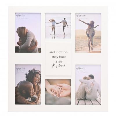 Amore Multi Aperture Photo Frame - Together They Built