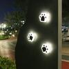Paw Print Solar Lights 4 Pack, Solar Garden Light, Waterproof Cat Dog Animal Path Paw Lamp, Led Path Lights For The Home, Christ