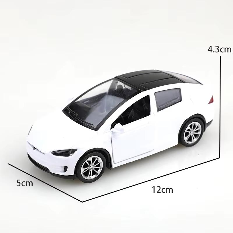 (Bagged) 1:36 MODEL X Sedan, Alloy Simulation Car, Simulation Children's Alloy Toy Car, Toy Model, Car Ornament, Boy's Toy Birthday Gift.