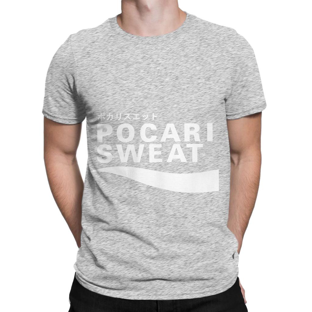 Pocari Sweat Japanese Logo Graphic 100 Cotton TShirt pocari sweat Tees Tops For Unisex