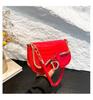 Elegant Shoulder Designer Bag For Women Modern Chain Detail Versatile Handbag Small