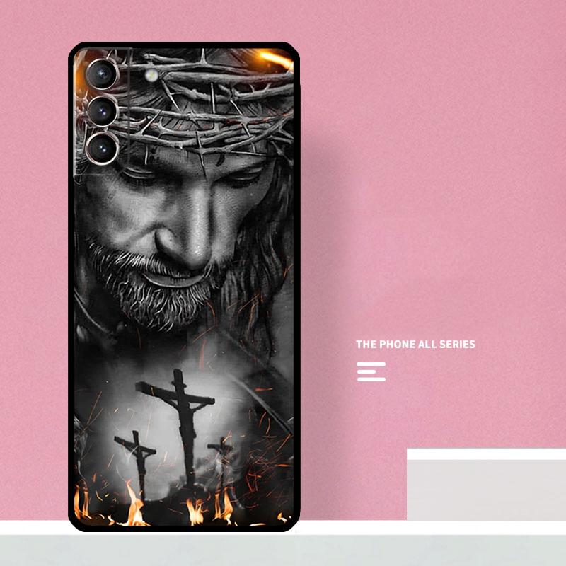 

Virgin Mary And Jesus Phone Case For Samsung Galaxy S24 S26 Ultra S20 S21 S22 S23 S25 Plus S10 S25 FE Cover Coque Galaxy S25 Plus
