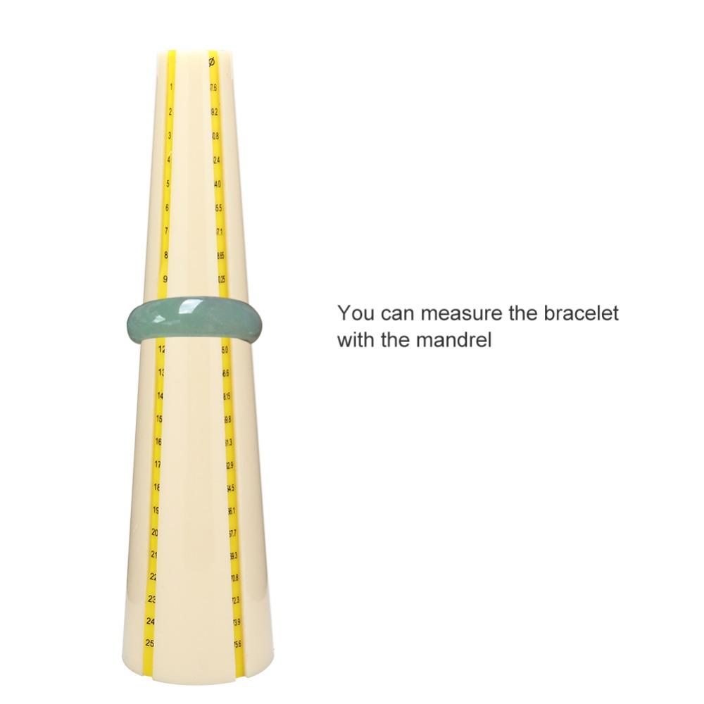 Practical Plastic Bracelet Mandrel Round Durable Ring Stick High Quality Multi-use Repair Tool Size Measuring