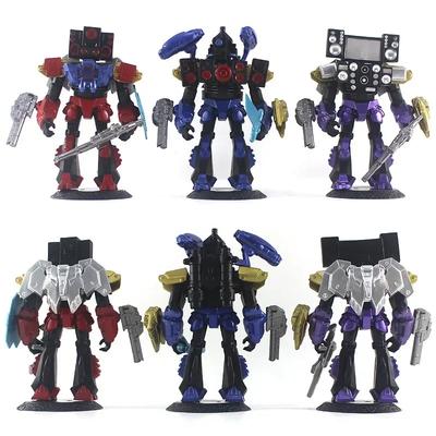 Titan Clock Man Figuras Pvc Model Skibidi Toilet Man Game Action Toy Figures Boys Children'S Birthday Gift