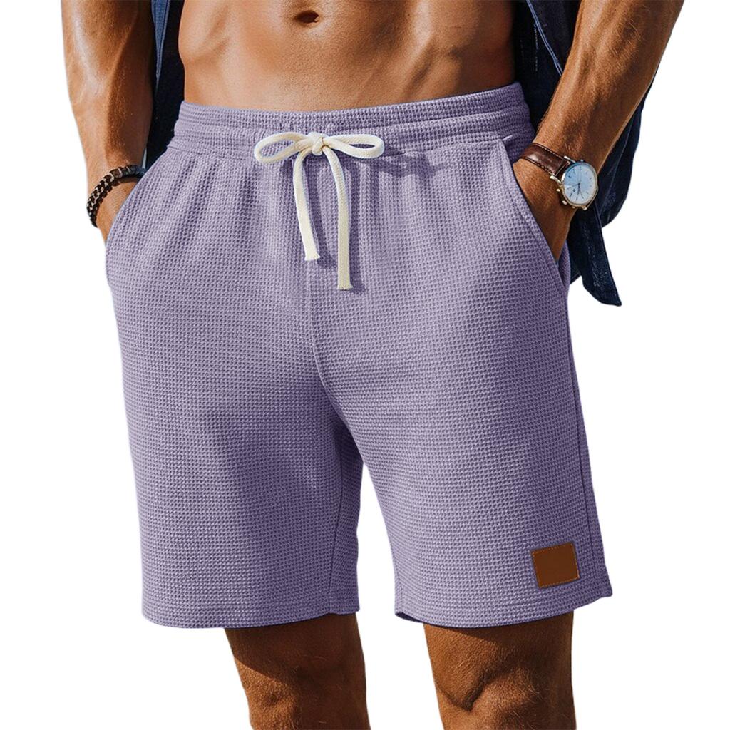 Men's Casual -Weave Drawstring Shorts