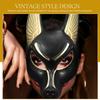 Vintage Anubis Mask Halloween Cosplay Props Plastic Masquerade Costume Accessory Party Decor