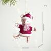 Christmas Atmosphere Balloon Dog Small Pendant Christmas Tree Snowflake House Pendant Small Ornament Wreath Accessory