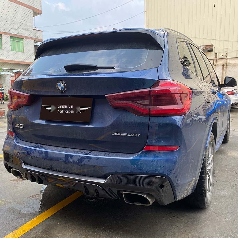 BMW X3 G01 M Sport Carbon Fiber Body Kit: Front Lip, Rear Diffuser, Bumper Lip Accessories