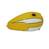 Triumph T120 Yellow & White Painted Steel Petrol Fuel Gas Tank |Fit For