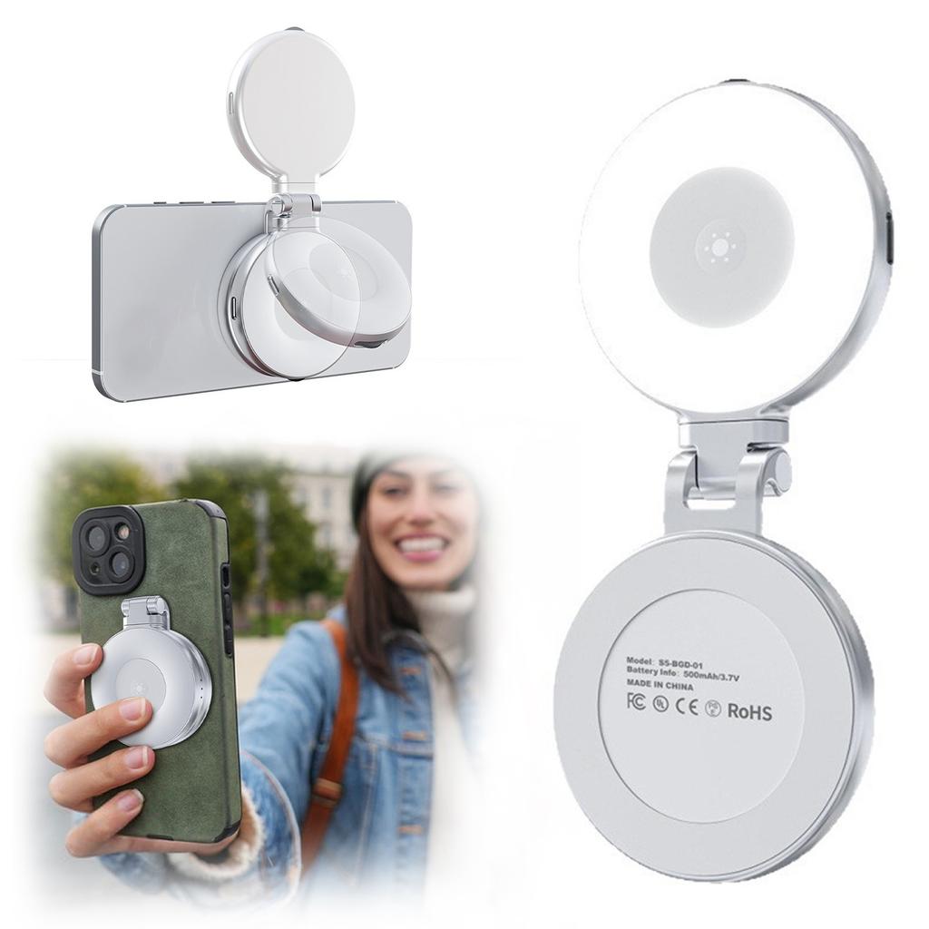 Mobile Phone Ring Holder Ultra-thin Phone Buckle All Metal 360 ° Rotating Desktop Phone Holder