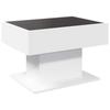 Vidaxl Stolik Kawowy Z Led, Biały, 70X50X45Cm, Materiał Drewnopochodny