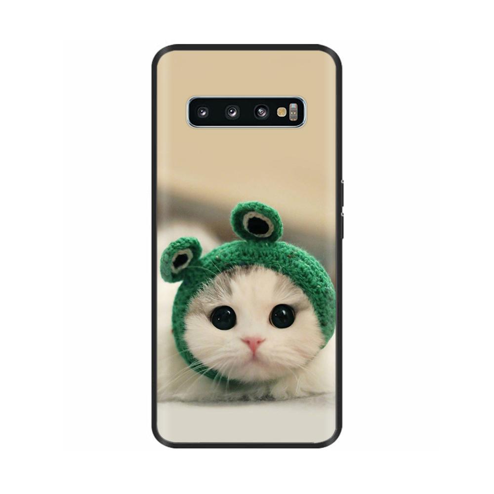 Shockproof Cover For Samsung Galaxy S10 Phone Case Animals Painted Shell For Samsung S10 Plus S10+ S 10 Soft Silicone Back Cover