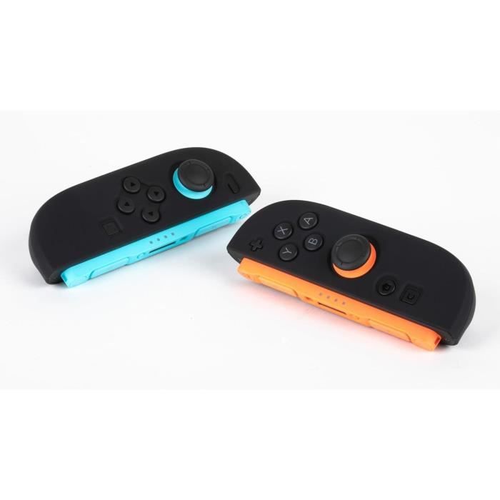 Coque De Protection Pour Manettes Joy-Con - KONIX - Nintendo Switch 2 - Silicone - Antichoc - Anti-rayures - Anti-poussière - Noir