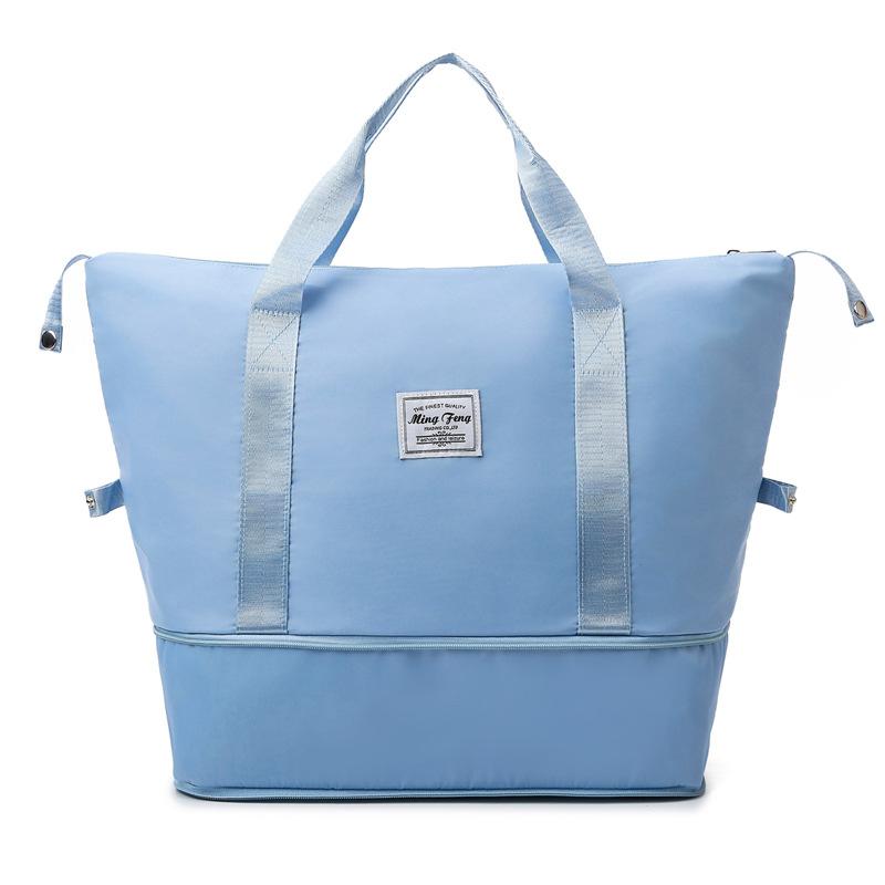 Large Capacity Waterproof Travel Bag with Dry Wet Separation, Sports Swimming and Fitness Bag, Short Distance Business Travel Luggage Bag