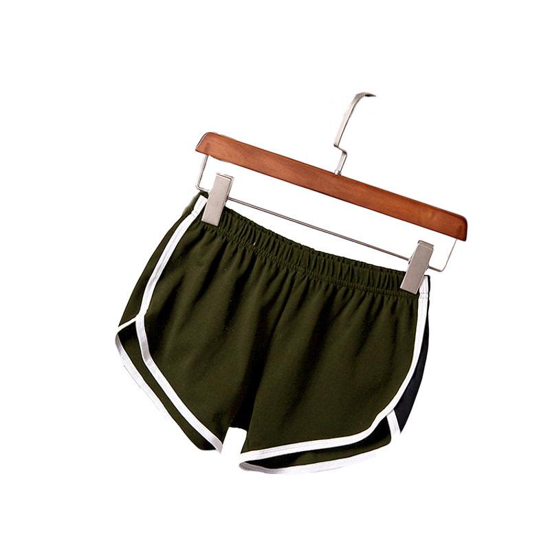 Women Solid Color Sport Shorts Casual Yoga Beach Soft and Comfortable Short Pants